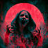do a creepy and dark horror art illustration