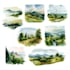 paint landscapes in watercolor