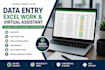 do data entry, excel work and virtual assistant tasks
