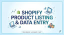 do professional ecommerce product listing and data entry