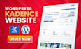 build kadence wordpress website woocommerce store with kadence theme and block