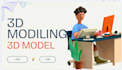 do professional 3d modeling and texturing for games or products high poly 3d mod