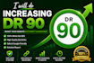 increase domain rating increase ahrefs dr ahrefs domain rating dr 90 plus