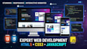 do responsive HTML CSS and javascript frontend web development