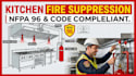 kitchen fire suppression system and nfpa 96 compliance plans