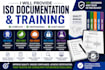 give iso 9001, 14000, 45000, 27001, 17025 documentation and training