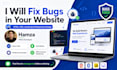 fix bugs in your website