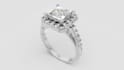 design a custom engagements rings and render also
