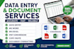 fast and accurate data entry