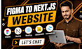 convert figma to next js website as a front end developer