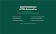 build excel dashboards and automate tasks with vba