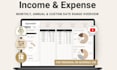 do automated budget excel spreadsheet, income expense finance tracker dashboard