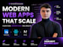 build a modern responsive web app with react and next js