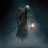 create dark art, metal, gothic illustration
