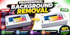 professionally remove background from product images