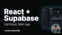 build a react web app with supabase backend