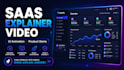 create a saas explainer video with UI animation