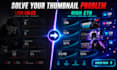design viral high CTR youtube thumbnails using ai graphic design