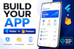 build a flutter app with firebase backend and authentication