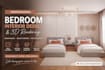 create  kids bedroom interior design and 3d visualization