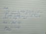 write neat english written notes