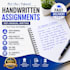write neat handwritten assignments