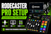 setup rodecaster pro 2 for clean obs streaming audio