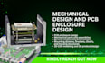 create electronic pcb enclosure design, mechanical parts and reverse engineering