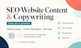 write SEO website content and product descriptions