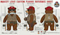turn your mascot logo into custom plushie reference sheet tech pack in any style