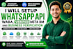 setup whatsapp API, waba setup, verified meta bm and business verification