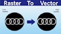 redraw, fix, or recreate any low resolution to vector
