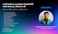 develop a scalable saas mvp with nextjs, react and nodejs