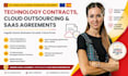 draft technology contracts cloud outsourcing and saas agreement