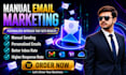 be your manual email sender for email marketing campaigns