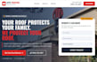 design a modern roofing and home remodeling website