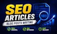 write SEO optimized articles and blog posts for animation and cartoon