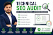 do technical audit, on page optimization and website optimization