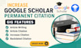 improve google scholar citations and research visibility