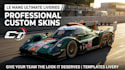 create custom and professional simracing liveries for le mans ultimate