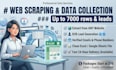 do web scraping, data collection, and lead generation