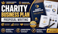 write a professional charity business plan and project proposal