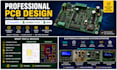 create professional pcb in easyeda, kicad and simulate in proteus