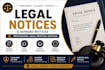 draft legal notices and demand notices