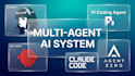 build a custom multi agent ai system architecture hermes openclaw pi agent