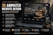3d animated website design interactive webgl motion experience