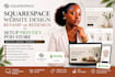 do squarespace website design, revamp squarespace website, or setup printify pod