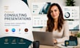 create consulting presentation design strategy deck advisory PPT
