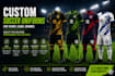 do soccer rugby custom designs