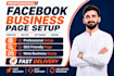 create, setup and optimize a professional facebook business page